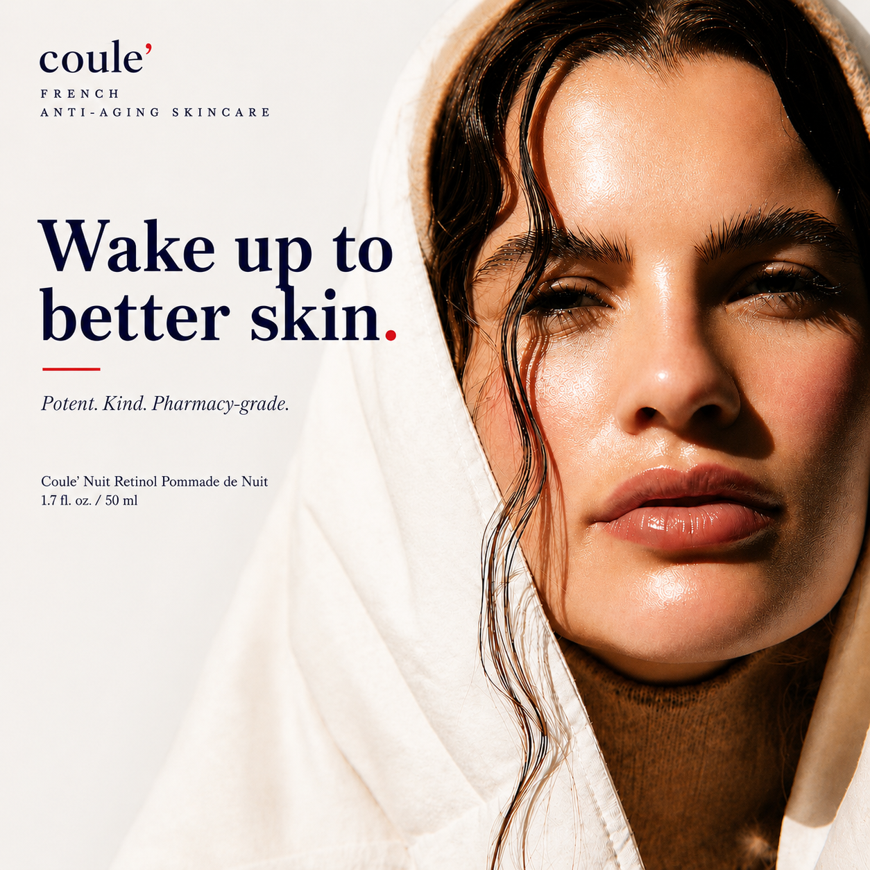 Coule 833,333 IU Vitamin A Dual Active Granactive Retinoid and Encapsulated Retinol Anti-Aging Renewal Cream 50g with Avène Cicalfate+ Restorative Protective Cream 40ml – Night Skincare & Barrier Support Bundle