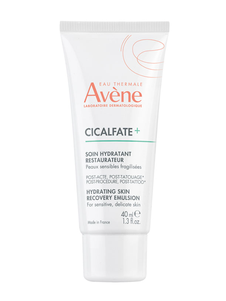 Avène Cicalfate+ Skin Repair Emulsion - 40ml Post-Procedure Body Moisturizer, Lightweight, Soothing, Non-Greasy Hydrator for Sensitive Skin